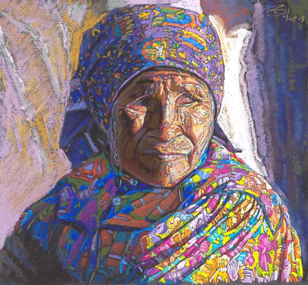 Bill_Baker,_Adorned_in_Color,_15x16_pastel