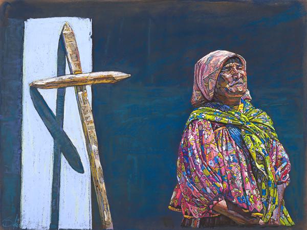 baker-into-the-sun-17.5x25.5,pastel