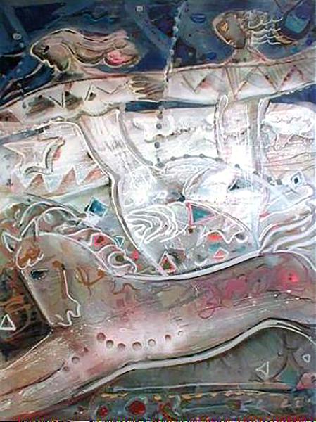 The-Night-The-Horse-Got-Loose,-Black-Box-Collotype,-31x24