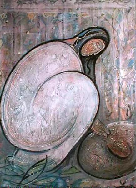 Woman-Grinding-Corn,-Black-Box-Collotype,-31x24