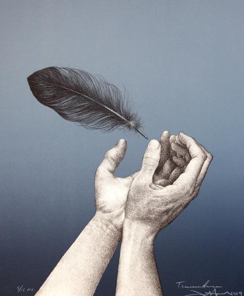 Frank-Howell,-Transcendence,-lithograph