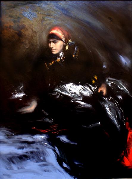 Jose_Luis_Canencia,_Mirada_Lejana,_39x_29,_oil_on_canvas_-_Copy