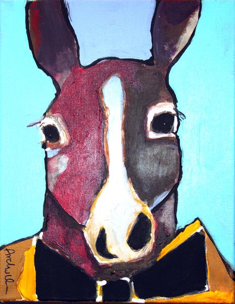 Mr._Blue,_acrylic_on_canvas,_14x11