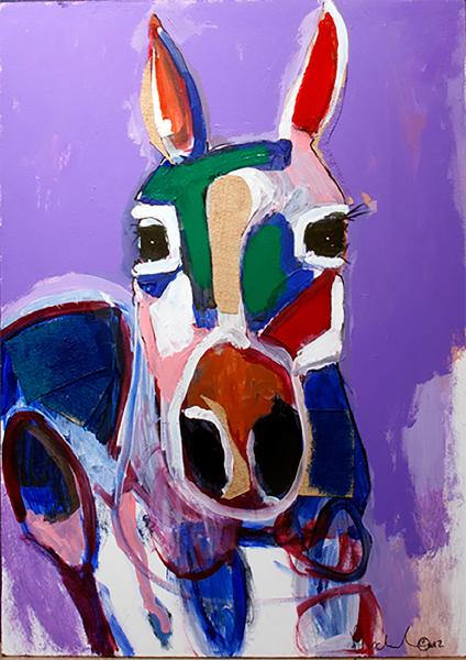 Soliptic-Ben,-Acrylic-on-Wood-Panel,-31x22