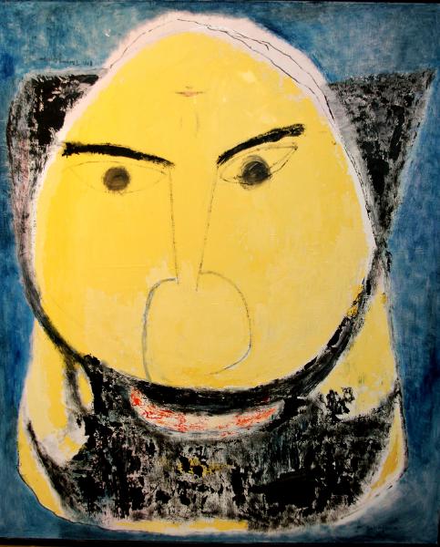Yellow_Mask,_Oil_on_Canvas,_36x30