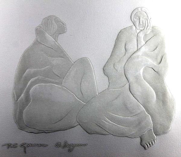 RC_Gorman_and_Ed_Morgan,_Spring_Celebration,_Blind_Embossiment